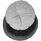 THE BALMORAL | LUXURY HERRINGBONE CALMING DONUT DOG BED