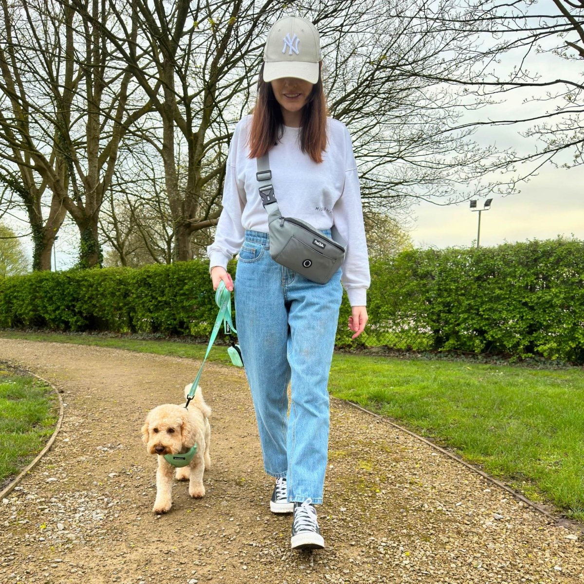 Dog Walking Bum Bag – Grey