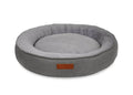 THE BALMORAL | LUXURY HERRINGBONE CALMING DONUT DOG BED