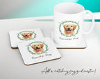 Personalised Golden Retriever Cushion