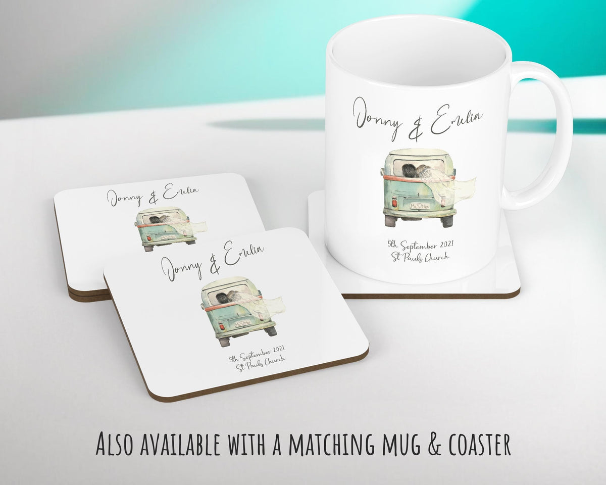 Personalised Just Married Cushion