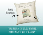 Personalised Just Married Cushion