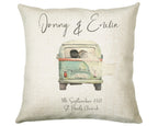 Personalised Just Married Cushion