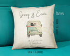 Personalised Just Married Cushion