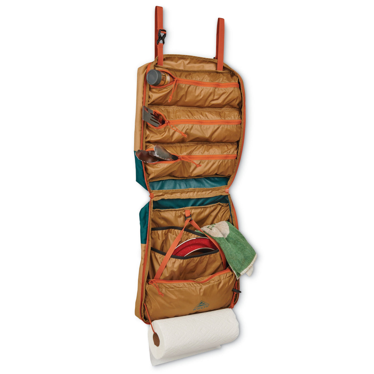 Kelty Camp Galley Camp Kitchen Organiser - Dull Gold/Deep Teal
