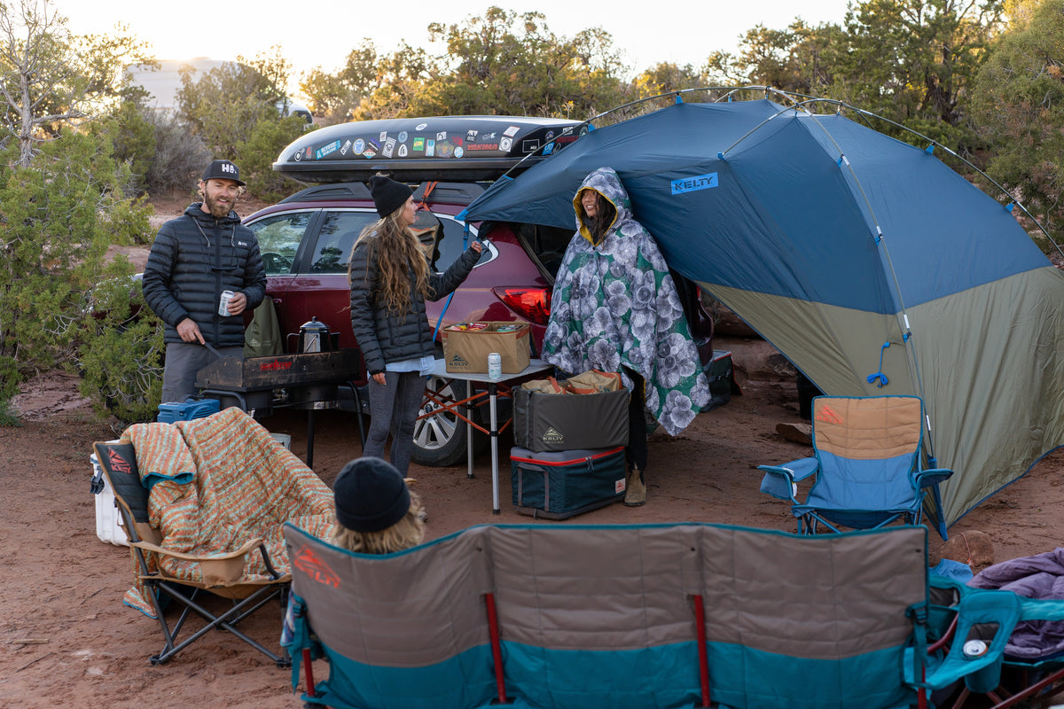 Kelty Sideroads Awning Tent in Midnight Navy/Winter Moss