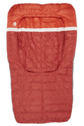 Sierra Designs Backcountry Bed Duo 20°F (-7°C) 650-Fill DriDown 2-Person Sleeping Bag - One Size - Red/Grey