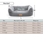 Ralph & Co Lincoln Tweed Bolster Dog Bed