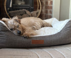 Ralph & Co Lincoln Tweed Bolster Dog Bed