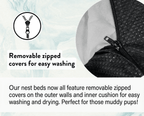 THE CHATSWORTH | LUXURY MEMORY FOAM BOLSTER DOG BED