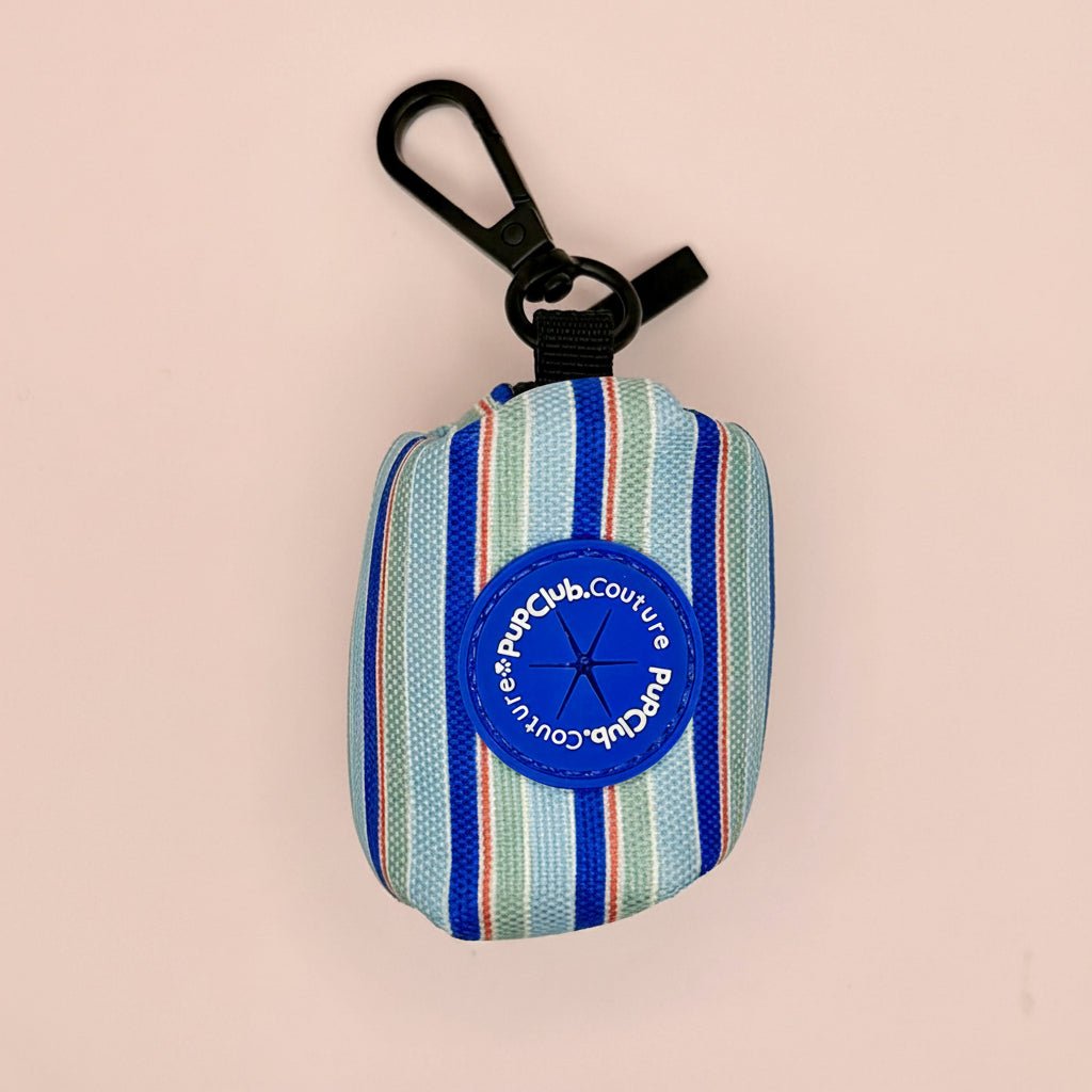 Dog Poo Bag Holder – Sea Breeze Stripes
