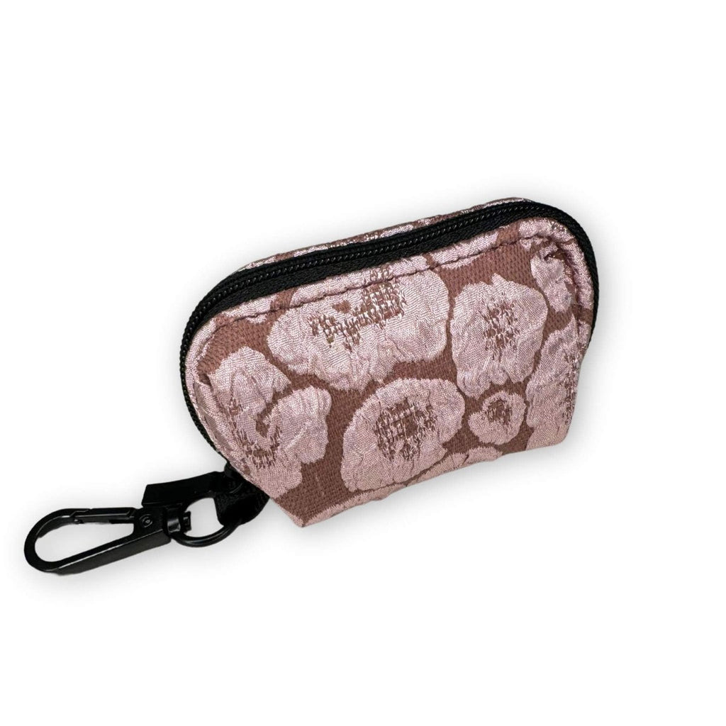 PupClub Luxe Poo Bag Holder – Mocha Petals