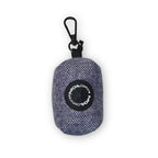 PupClub Poo Bag Holder – Tweed Blue