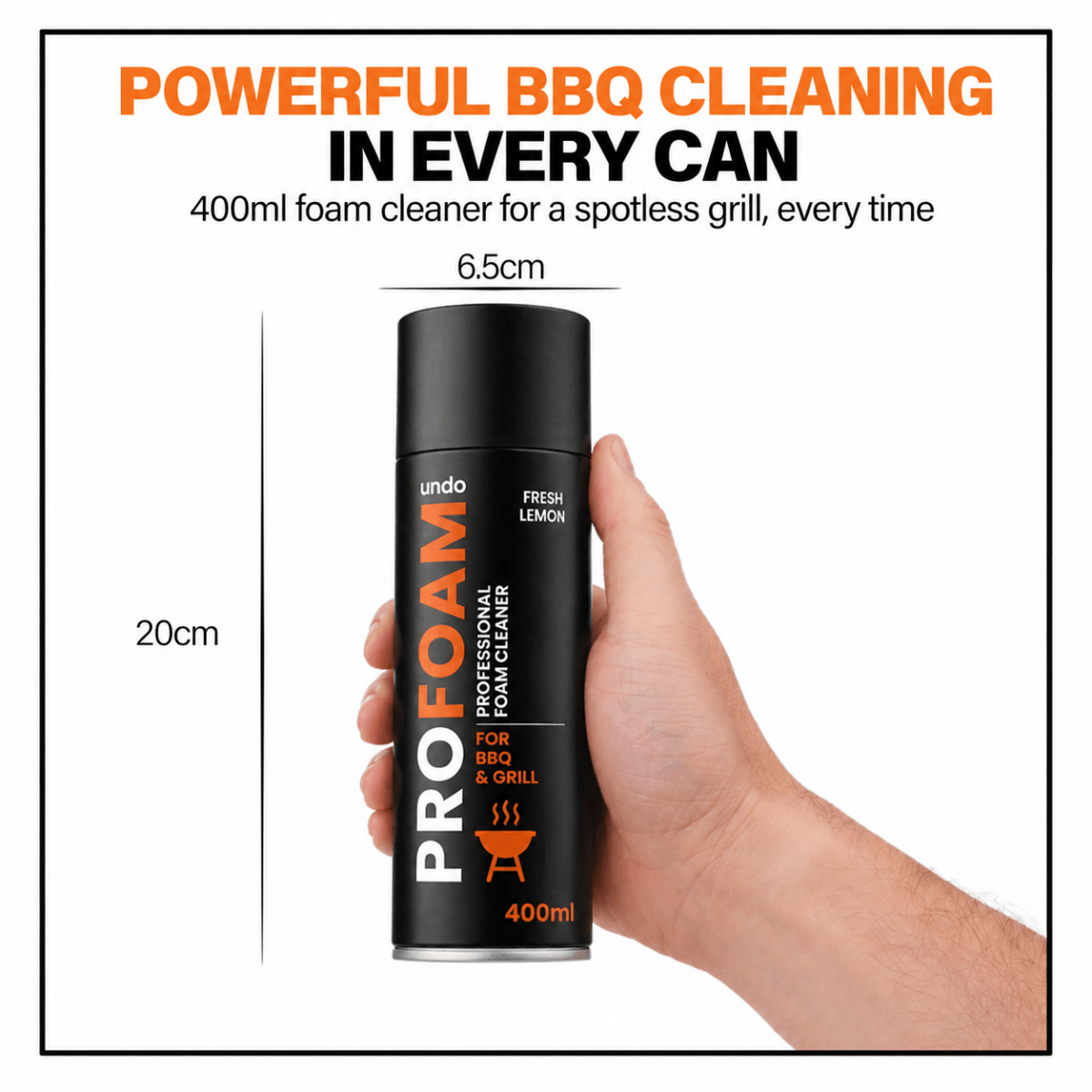 Profoam BBQ & Grill Cleaner – Fresh Lemon