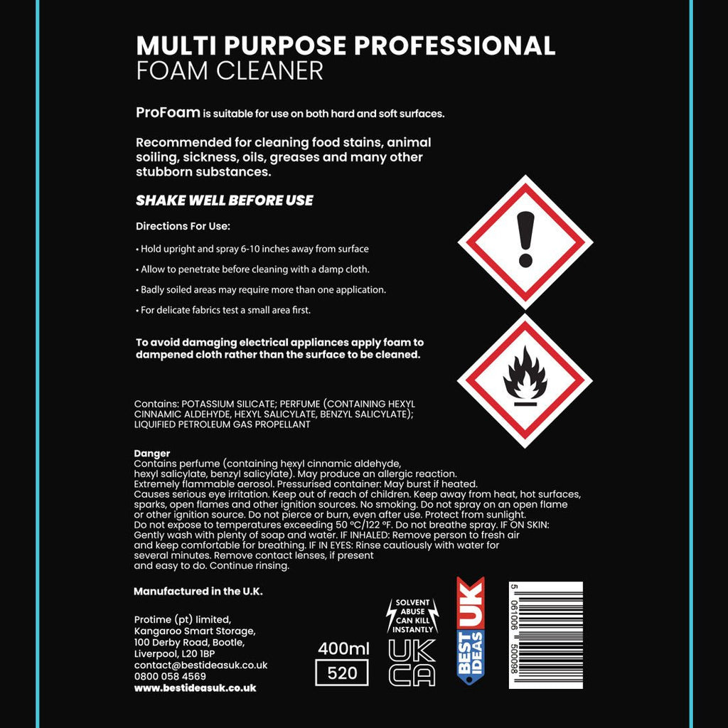 Profoam Carpet & Fabric Cleaner – Fresh Linen