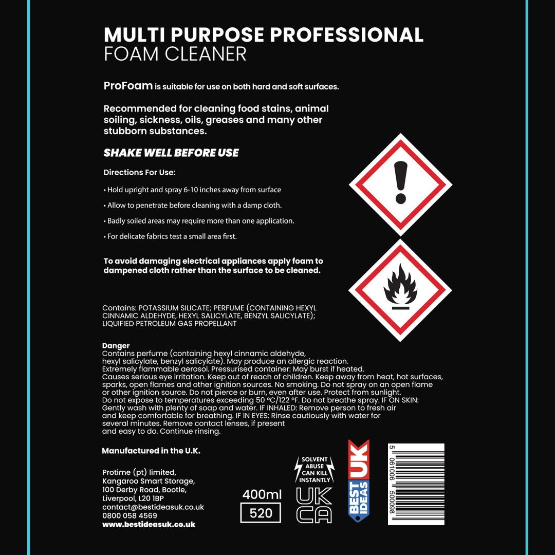 Profoam Carpet & Fabric Cleaner – Fresh Linen