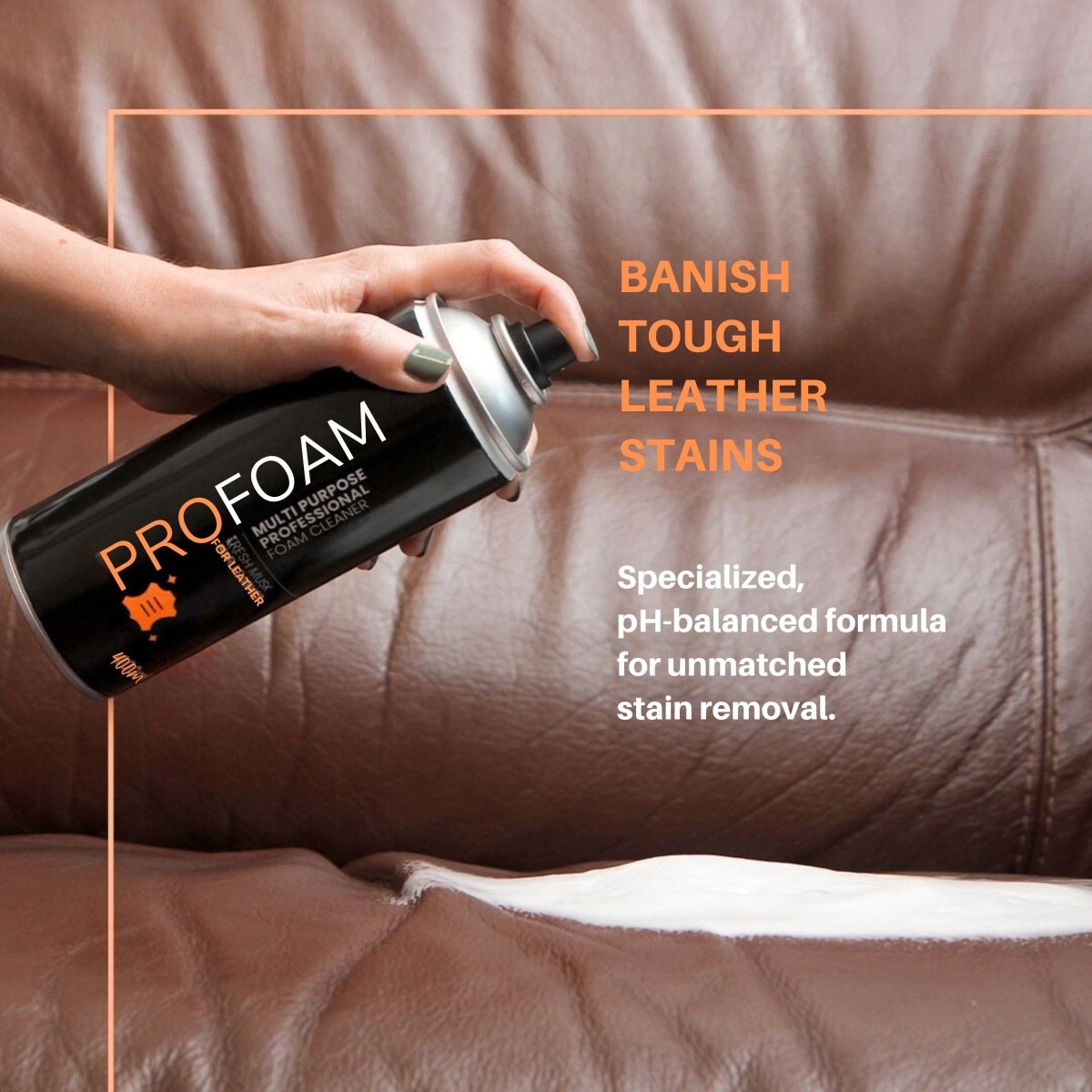 Profoam Leather Cleaner – Musk Scent