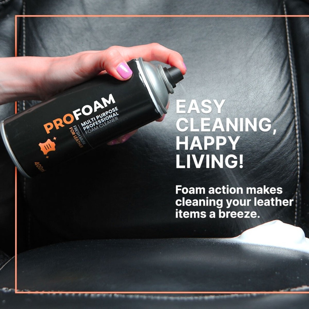 Profoam Leather Cleaner – Musk Scent