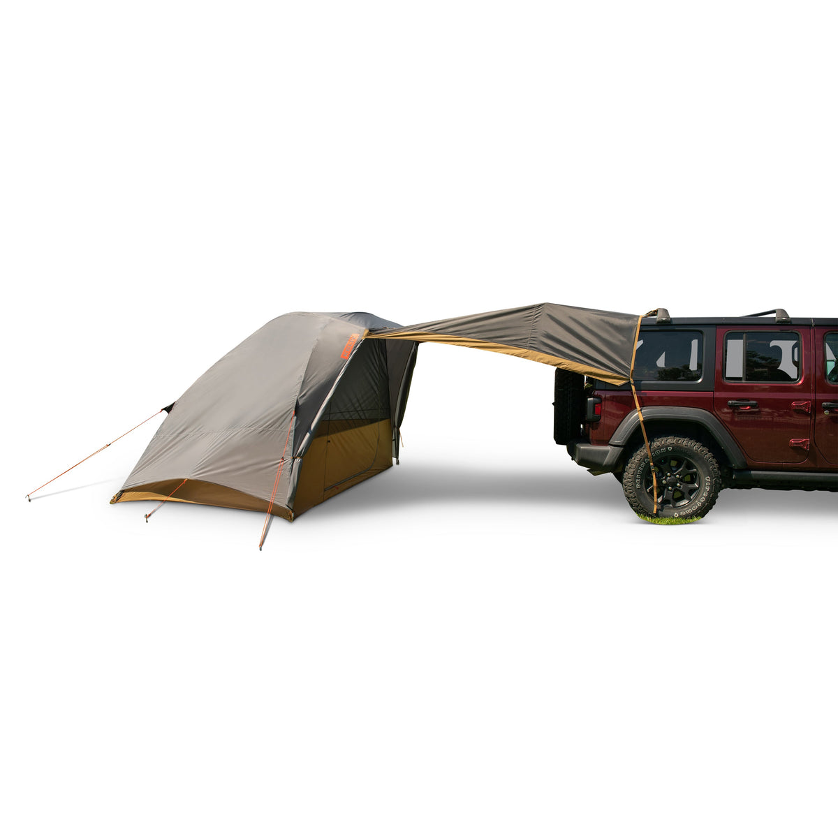 Kelty Caboose 4 Person Vehicle Tent - Smoke/Beluga/Dull Gold