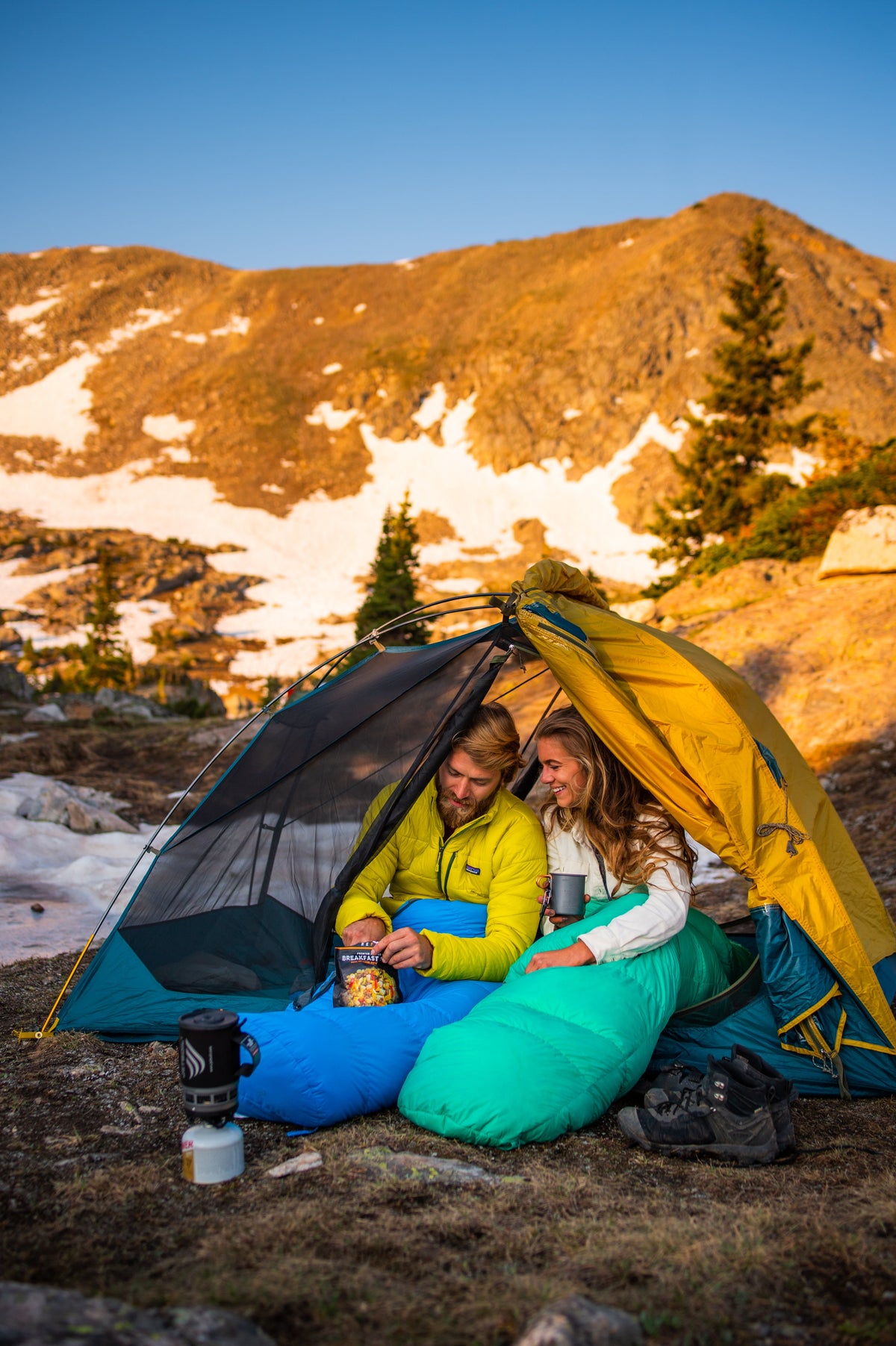 Kelty Far Out 2 Person Tent with Footprint - Olive Oil/Deep Teal