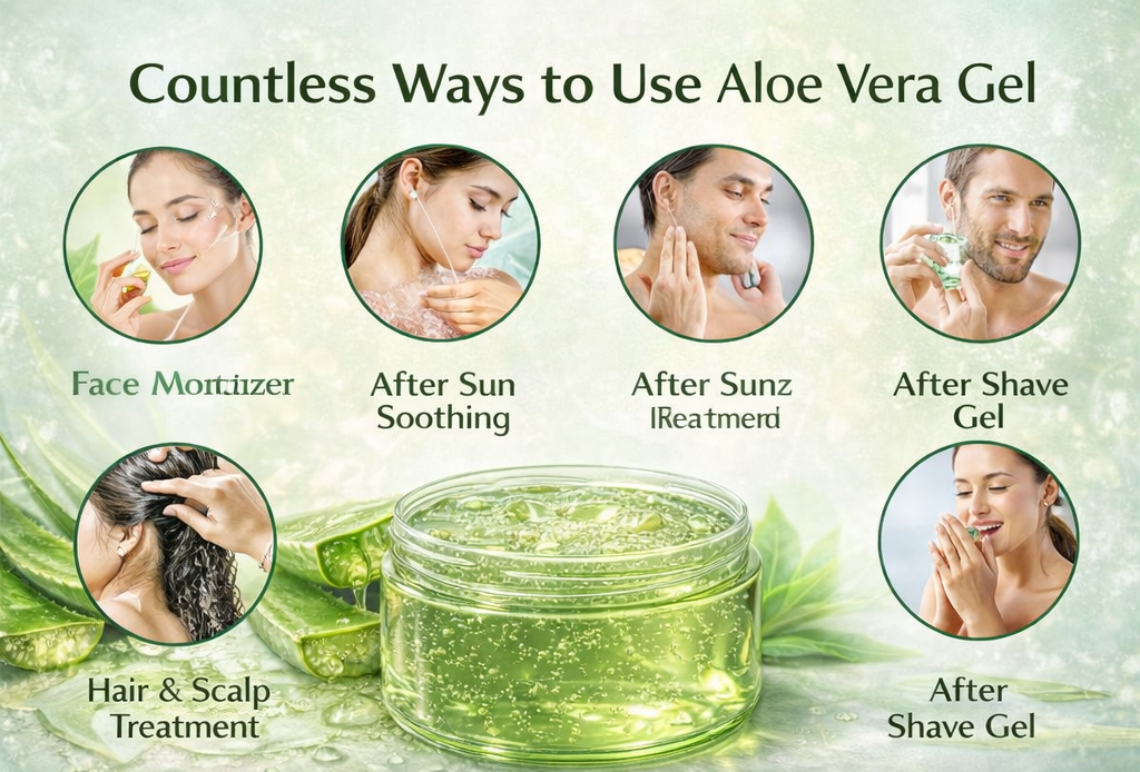 Aloe Vera Gel – Face, Body & Hair – 300g
