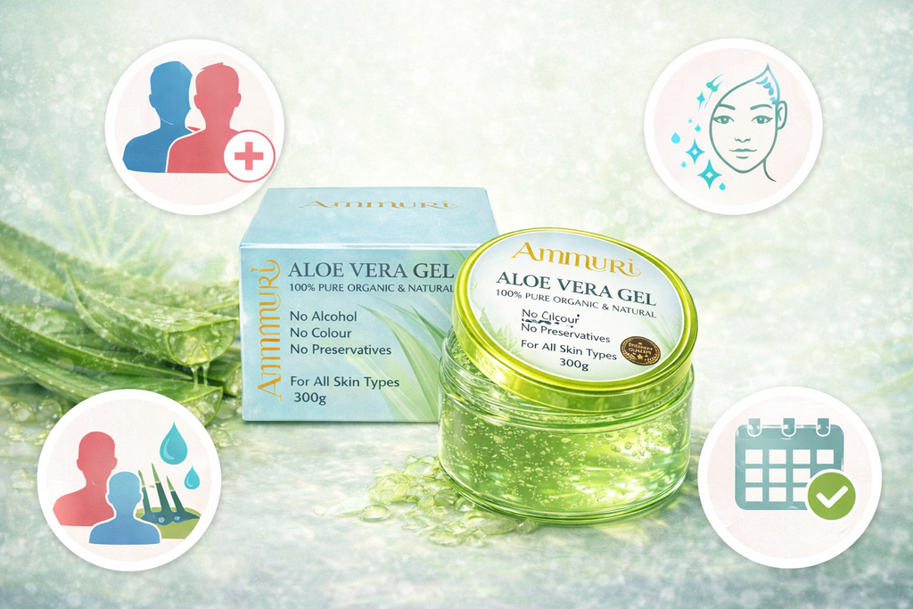 Aloe Vera Gel – Face, Body & Hair – 300g