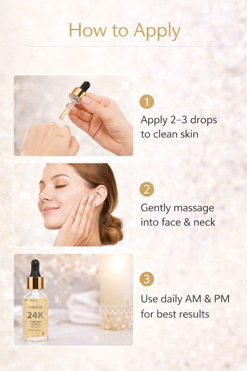 Ammuri 24K Gold Face Serum – product image 3