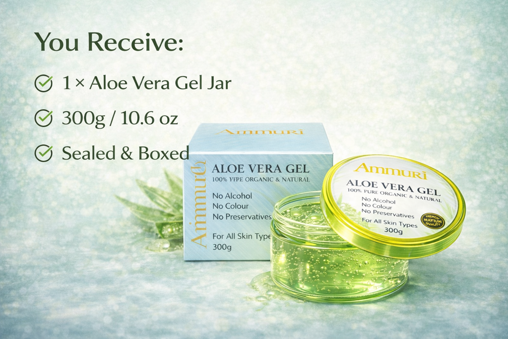 Aloe Vera Gel – Face, Body & Hair – 300g