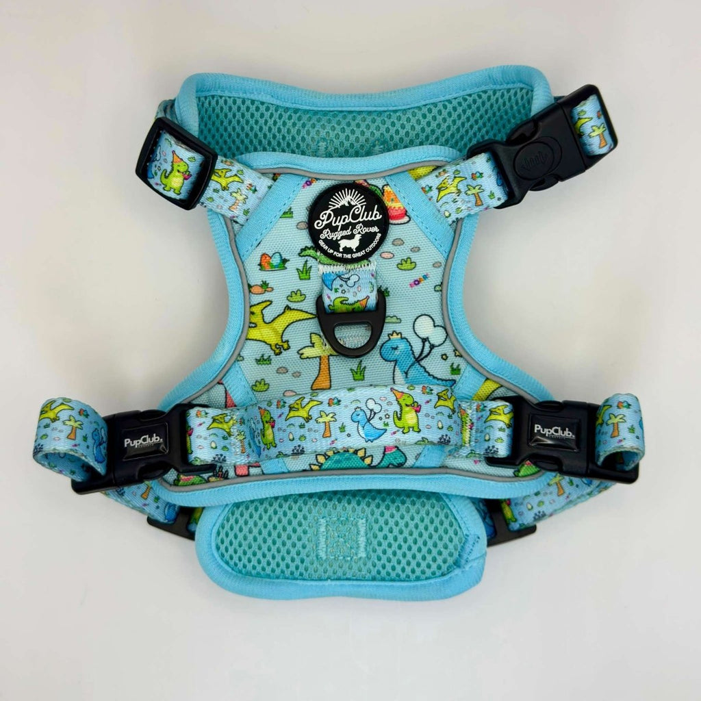 Rugged Rover™ No-Pull Dog Harness – Jurassic Party