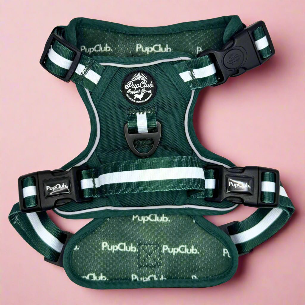 Rugged Rover™ No-Pull Dog Harness – Forest Green