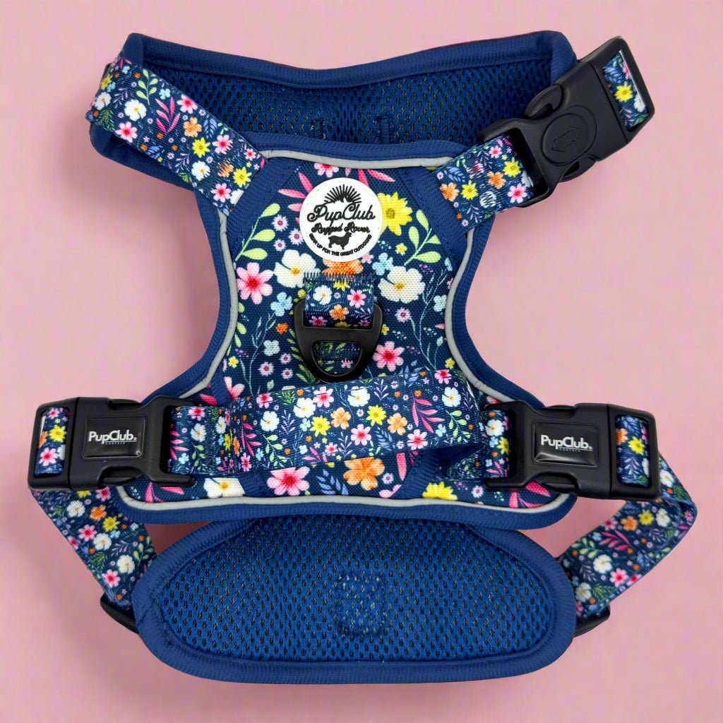 Rugged Rover™ No-Pull Dog Harness – Summer Meadow