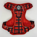 Rugged Rover™ No-Pull Dog Harness – Red Tartan