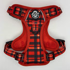 Rugged Rover™ No-Pull Dog Harness – Red Tartan