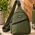 PupClub Dog Walking Sling Backpack – Khaki Green