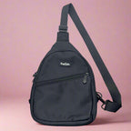 PupClub Dog Walking Sling Backpack – Black