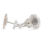 Sunflower Silver Stud Earrings