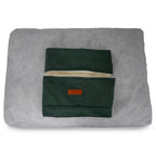 THE RICHMOND | LUXURY GREEN FLAT PILLOW DOG BED