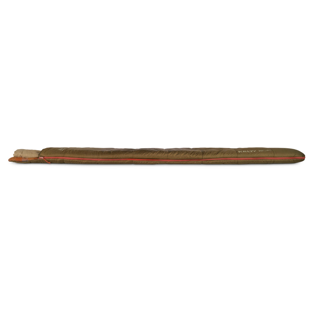 Kelty Wayback 20°F (-7°C) Synthetic Sleeping Bag - One Size - Burnt Olive