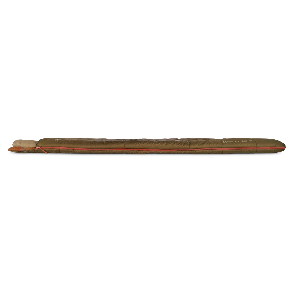 Kelty Wayback 20°F (-7°C) Synthetic Sleeping Bag - One Size - Burnt Olive