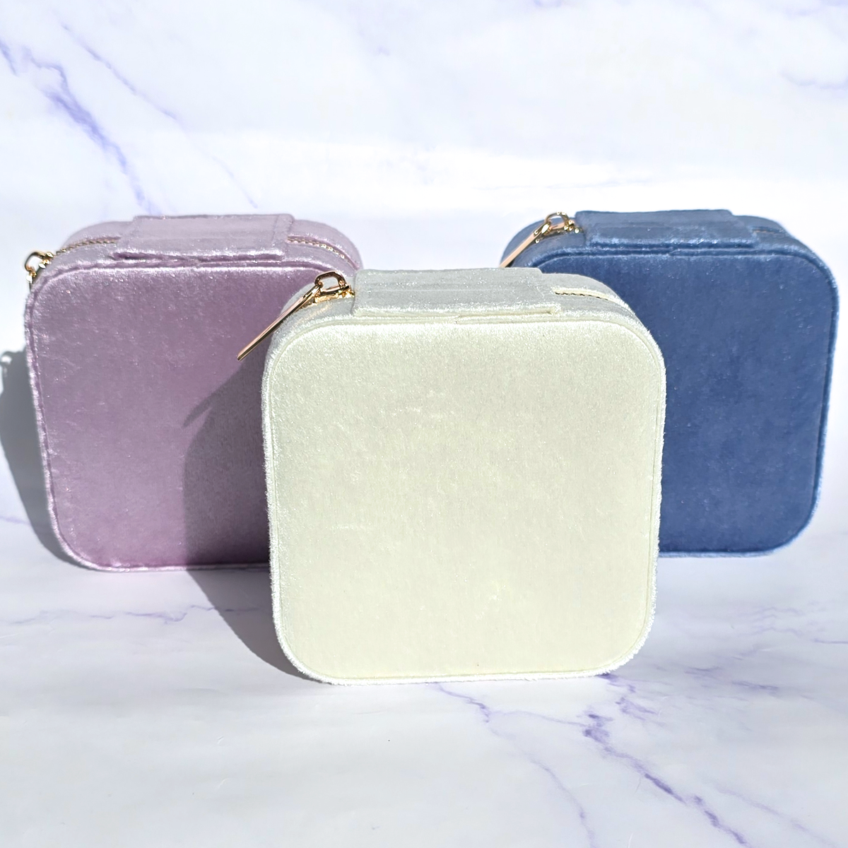 Velvet Jewellery Travel Case