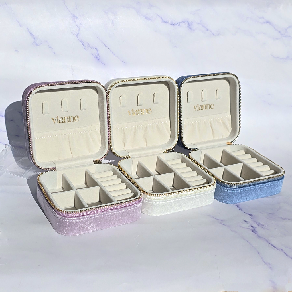 Velvet Jewellery Travel Case