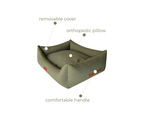 THE HENLEY | LUXURY ORTHOPAEDIC WATERPROOF BOLSTER DOG BED