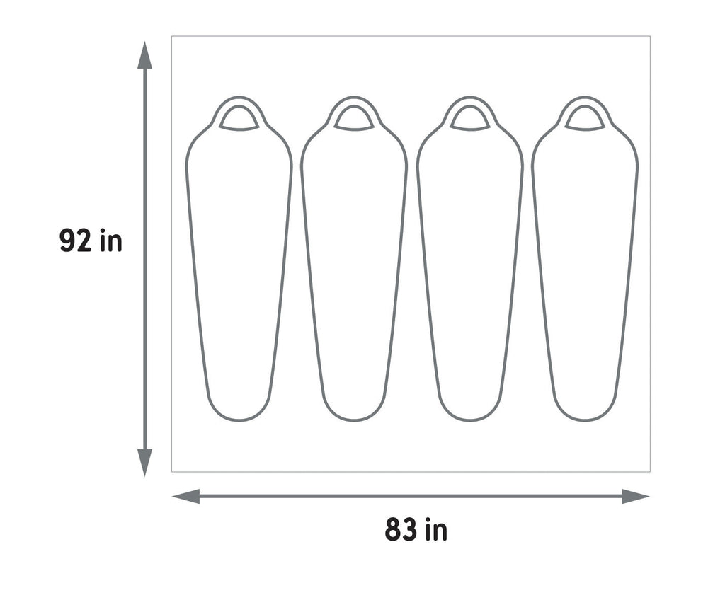 Kelty Wireless 4 Person Tent Footprint