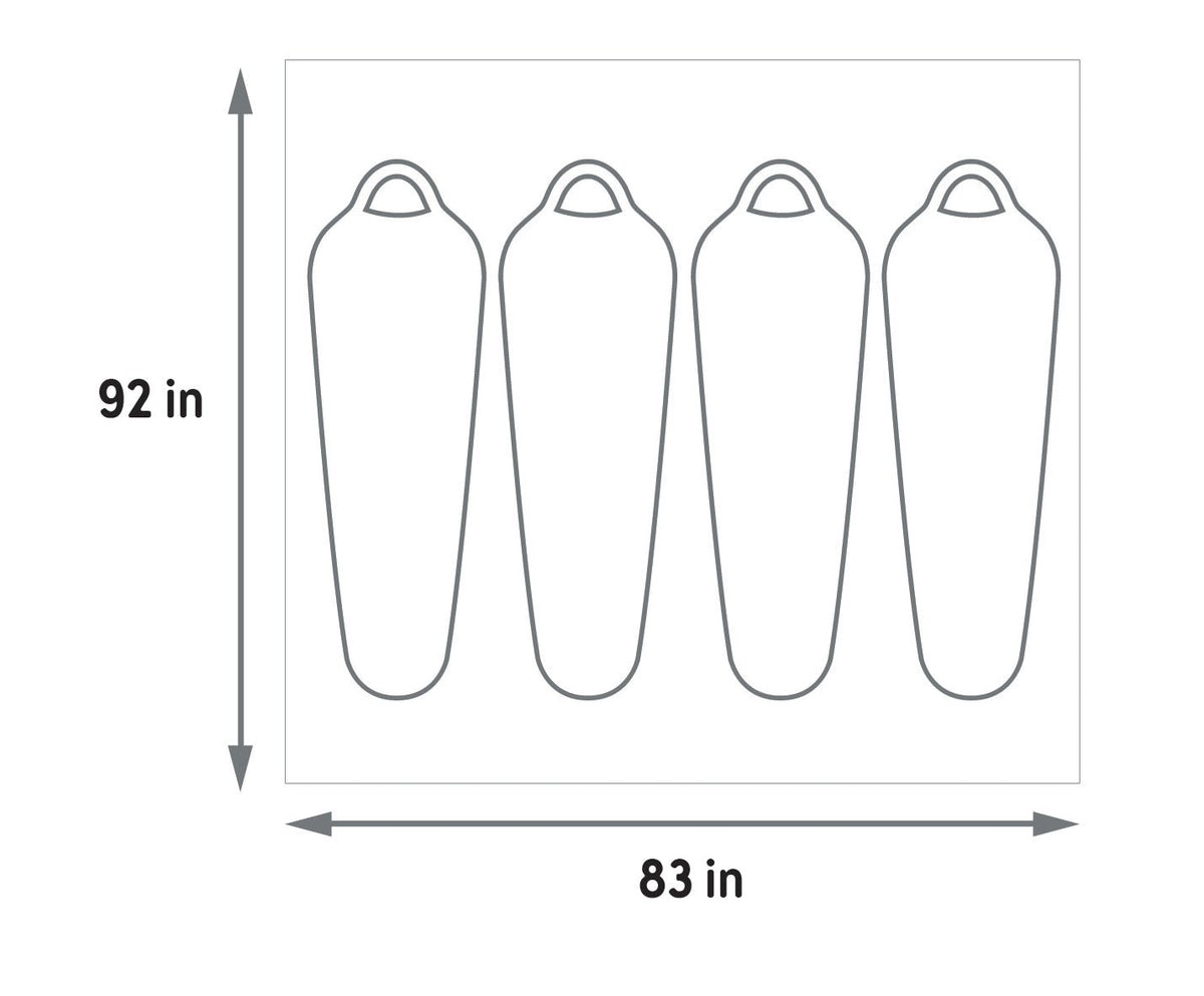 Kelty Wireless 4 Person Tent Footprint