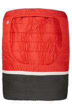 Sierra Designs Frontcountry Bed 20°F (-7°C) Synthetic 2-Person Sleeping Bag - Queen - Red/Grey